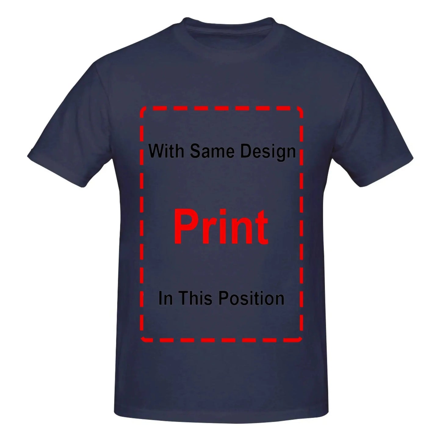 Navy blue kids t-shirt with customizable print area for Armor Of God design