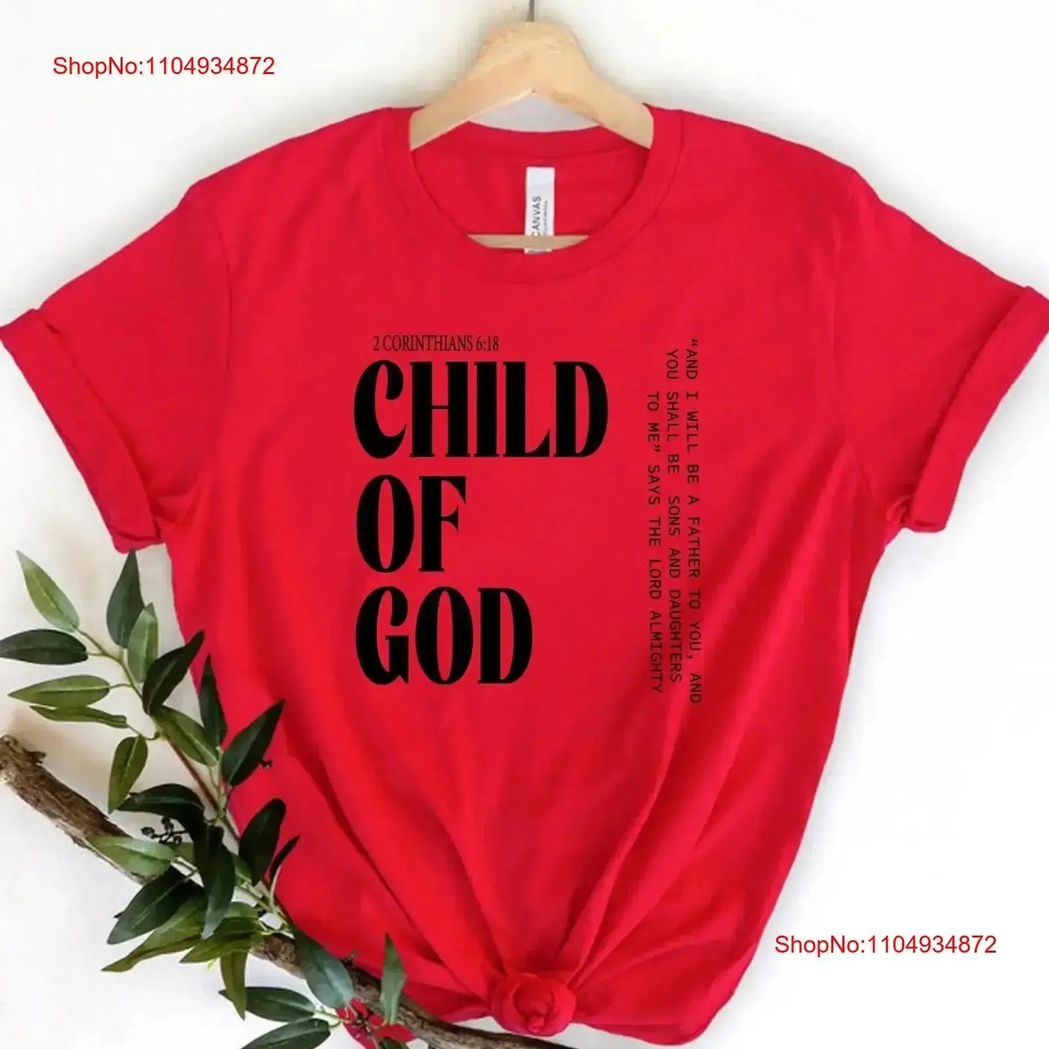 Child of God T Shirt Bible Verse Faith Based Apparel Christian Jesus Church vintage Washed streetwear Comfortable fashion Hebrews revelation