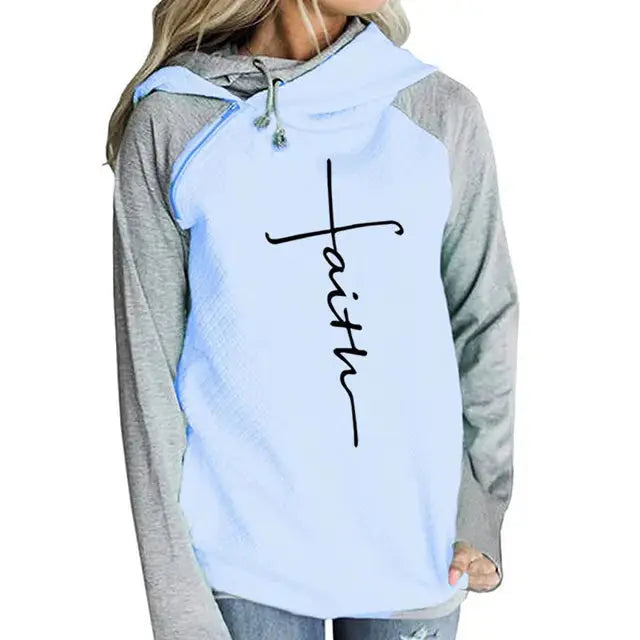 Faith Print Shirt Women T-Shirt eprolo