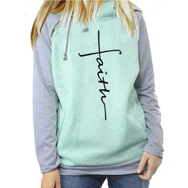 Faith Print Shirt Women T-Shirt eprolo