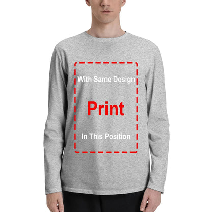 Customizable gray long sleeve kids t-shirt with Armor of God Christian design option