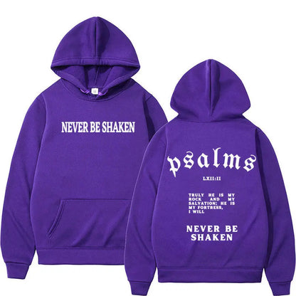 Men's Aesthetic Christian Setwear Hoodies Bible Verse Appar eprolo