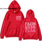 Faith Over Fear Hoodie Christian Jesus Bible Verse Faith Over Fear Sweatshirt Clothing Hebrews Revelation LLC
