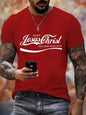 Men's Enjoy Jesus Christ Cotton Casual Text Letters Crew Neck T-Shirt Hebrews revelation