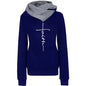 Autumn Winter Hoodies Sweatshirts Women Faith Embroidered Sweatshirt Long Sleeve Pullovers Christmas Casual Warm Hooded Tops eprolo
