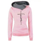 Autumn Winter Hoodies Sweatshirts Women Faith Embroidered Sweatshirt Long Sleeve Pullovers Christmas Casual Warm Hooded Tops eprolo