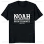 Funny Jesus Christians Sayings Tshirt Noah Was A Conspiracy Theorist Then It Rained T-Shirt Fashion Casual Loose Streetwear Tees Hebrews revelation