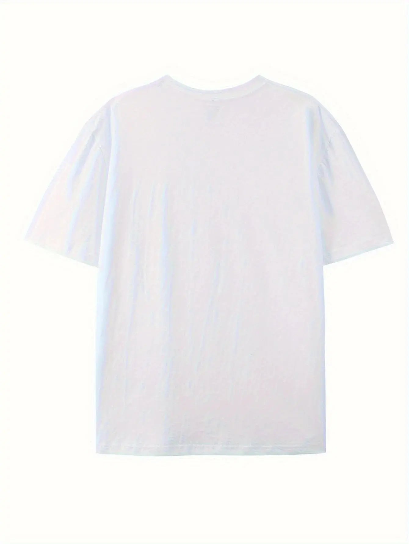 Men's 100% Cotton Crew Neck T-Shirt with "JESUS" Print, Casual Sports Style, Breathable Knit Fabric eprolo