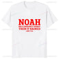 Funny Jesus Christians Sayings Tshirt Noah Was A Conspiracy Theorist Then It Rained T-Shirt Fashion Casual Loose Streetwear Tees Hebrews revelation